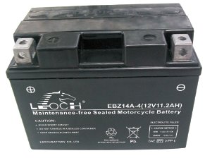 EBZ14A-4, Герметизированные аккумуляторные батареи